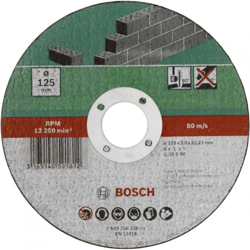 2609256328 BOSCH Disc profesional pentru taiere piatra, 115x22.2x3 mm