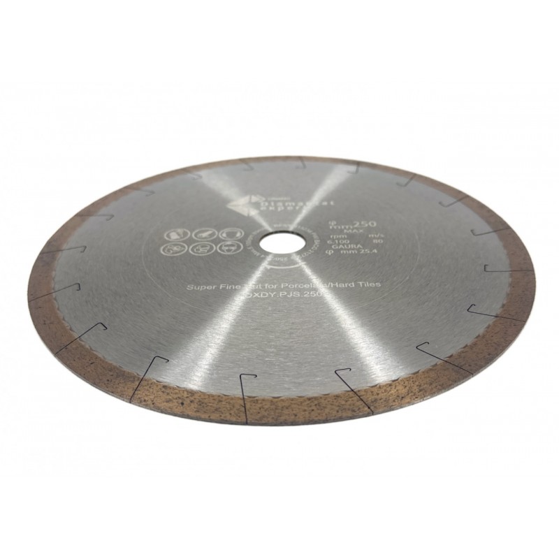 Disc DiamantatExpert pt. Taieri Extra Fine in Portelan Dur 250x25.4 (mm) Ultra Premium