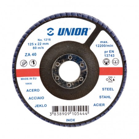 610541 UNIOR Disc pentru polizat, 115 mm, 80 dinti