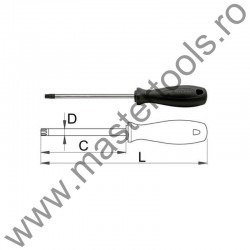 616381 UNIOR Surubelnita profil TORX, TX 8