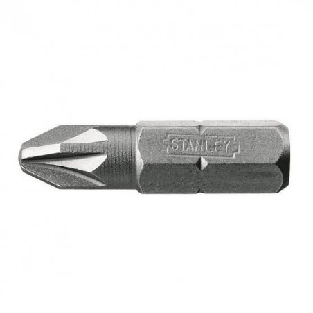 STANLEY Set de 25 biti Pozidrive PZ1 1/4" 25mm