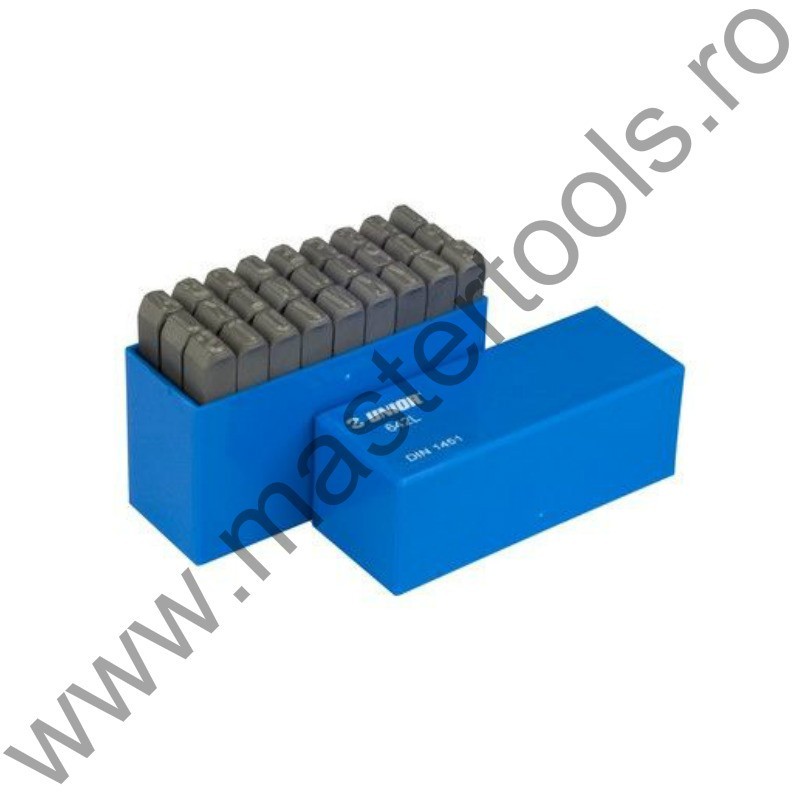 620945 UNIOR  Set de poansoane - 642LPB, litere mari, 6.0 mm