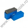 620945 UNIOR  Set de poansoane - 642LPB, litere mari, 6.0 mm