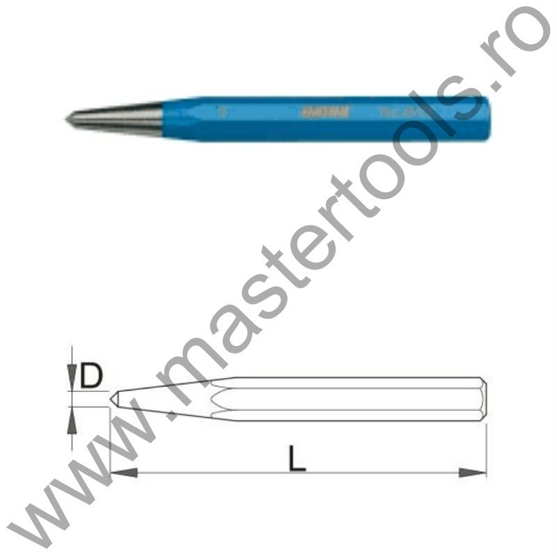 601724 UNIOR Punctator 642/6, 3x100 mm