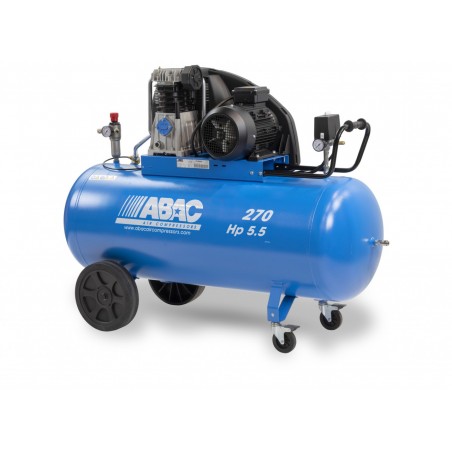 Compresor de aer cu piston - 4.1 kW, 595 L/min, 10 bari - Rezervor 270 Litri - ABAC-A49B-270-CT5,5
