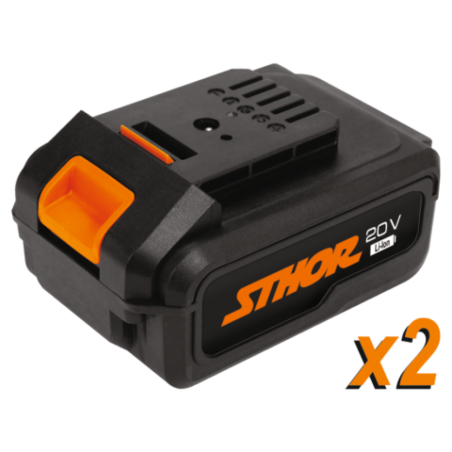 STHOR Autofiletanta acumulator 2xLi-Ion 20V,2Ah,26Nm+incarcator