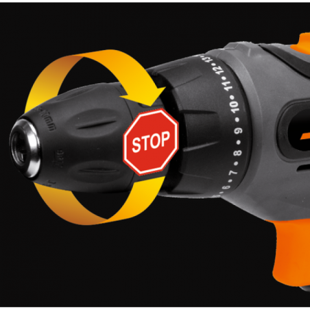 STHOR Autofiletanta cu Li-Ion 20V, 2.0Ah, 45Nm, motor fara perii