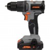 STHOR Autofiletanta cu Li-Ion 20V, 2.0Ah, 45Nm, motor fara perii
