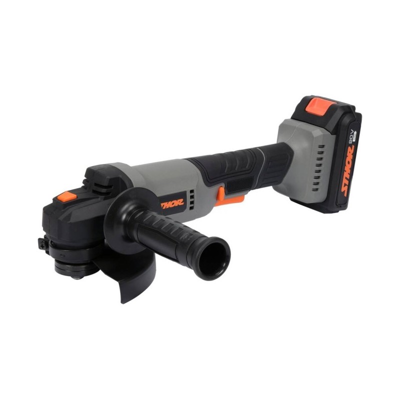 STHOR Polizor unghiular cu acumulator Li-Ion 20V, 2.0Ah, 125 mm