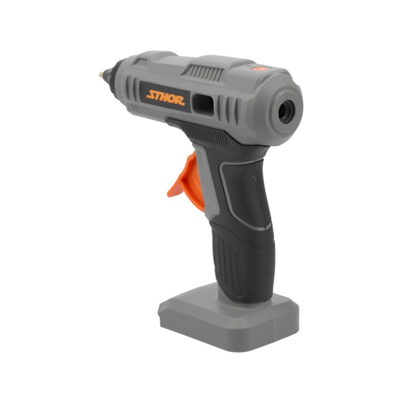 STHOR Pistol de lipit compatibil cu Li-Ion 20 V, batoane 11 mm