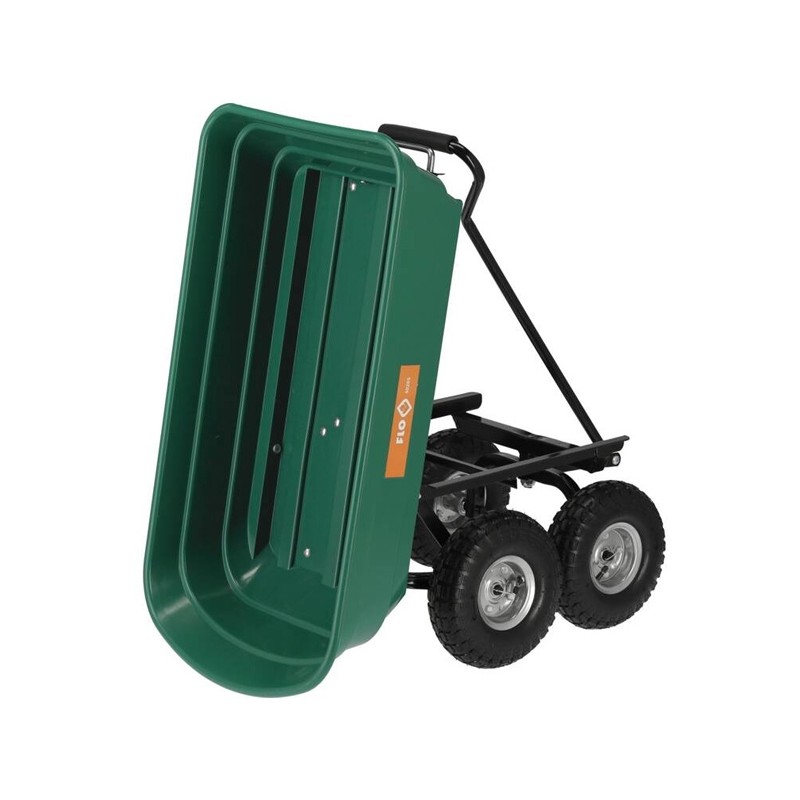 90205 FLO Carucior tip remorca pentru gradina, capacitate 75 l
