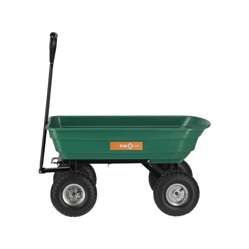 90205 FLO Carucior tip remorca pentru gradina, capacitate 75 l