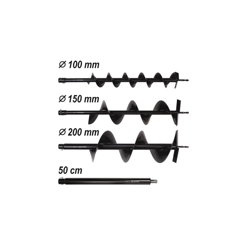YT-84660 YATO Foreza pamant pe benzina 1.4 kW, 7000rpm, 51.2 CC, 1.9CP