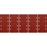 YT-83804 YATO Set 5 hartii slefuire pentru YT-82230,90x187mm,Velcro,P120