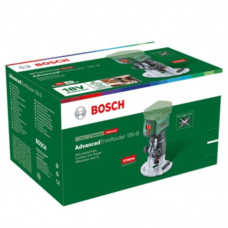 06039D5000 BOSCH AdvancedTrimRouter 18V-8 Masina de frezat compatibila cu Li-Ion 18V