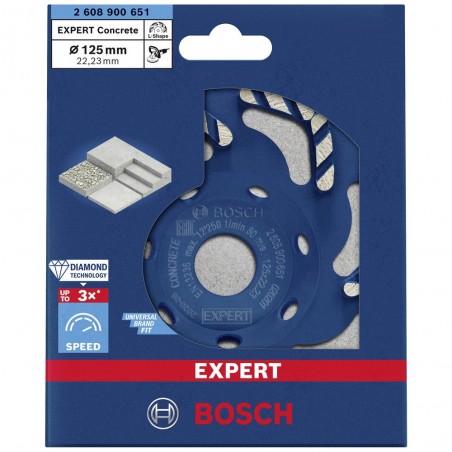 2608900651 BOSCH EXPERT Disc-oala slefuit beton, 125x22.23 mm
