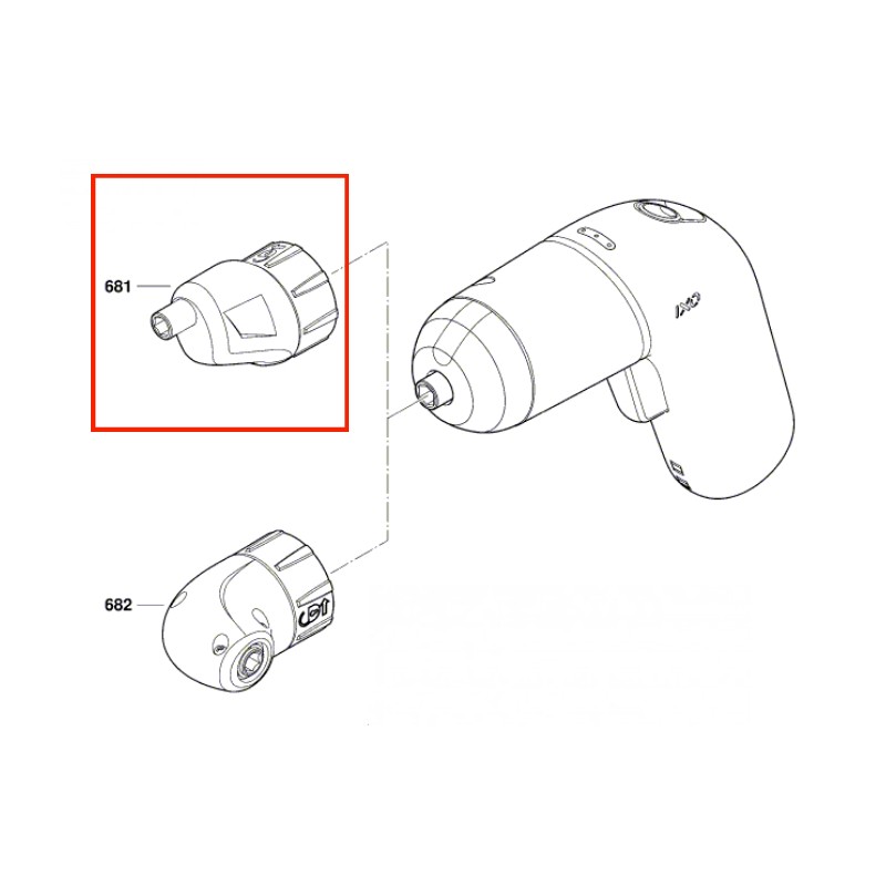 2609003218 BOSCH Atasament pentru surubelnite IXO, V, VI, 4, 5, 7
