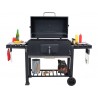 99917 LUND Gratar carbune XXL, fonta, 78 x 42.5 cm