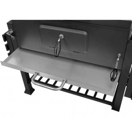 99917 LUND Gratar carbune XXL, fonta, 78 x 42.5 cm
