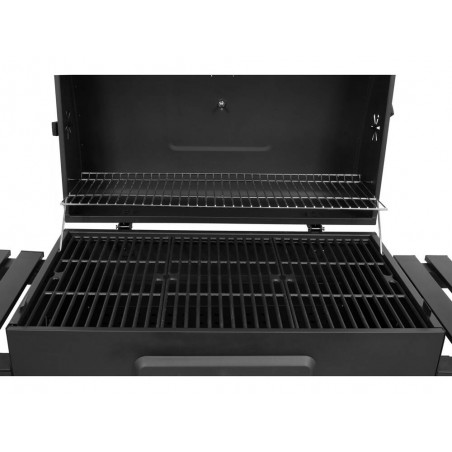 99917 LUND Gratar carbune XXL, fonta, 78 x 42.5 cm