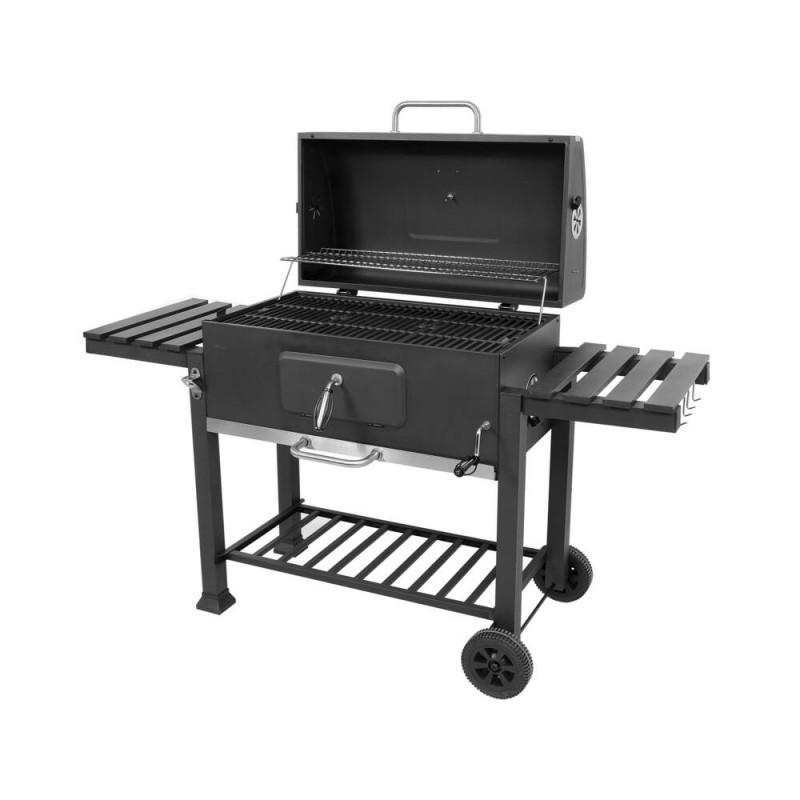 99917 LUND Gratar carbune XXL, fonta, 78 x 42.5 cm