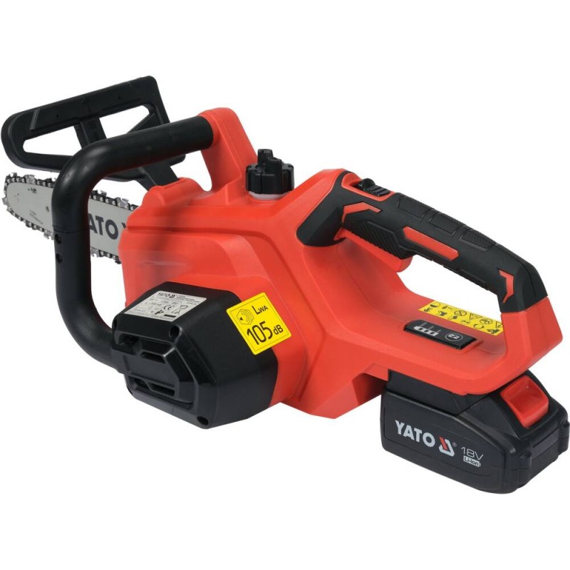YT-828137 YATO Drujba cu acumulator Li-Ion 18V, 4Ah,lama 30cm, pas 3/8