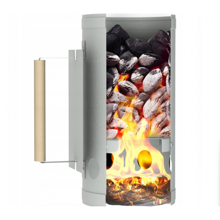 99805 LUND Cos aprindere carbune gratar, otel zincat, 27.5x27x17cm