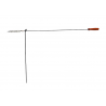 99576 YATO Furca gratar profilata 120cm, Inox/Lemn, Argintiu