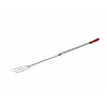 99576 YATO Furca gratar profilata 120cm, Inox/Lemn, Argintiu