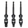 YT-04641 YATO Set 3 adaptoare cardanice,1/4'',3/8'',1/2'', 125mm, CrV