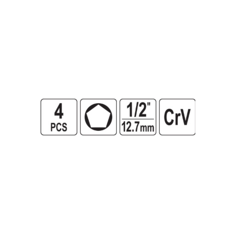 YT-06806 YATO Set chei tubulare pentru saboti frana