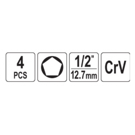 YT-06806 YATO Set chei tubulare pentru saboti frana