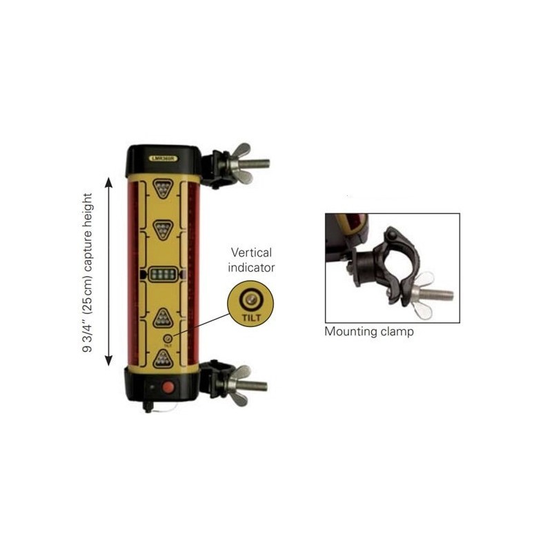 Pachet Receptor semnal pentru utilaje LMR360R (868 MHz) - include Cleme si afișaj de la distanță LMD360R, Leica-6003352