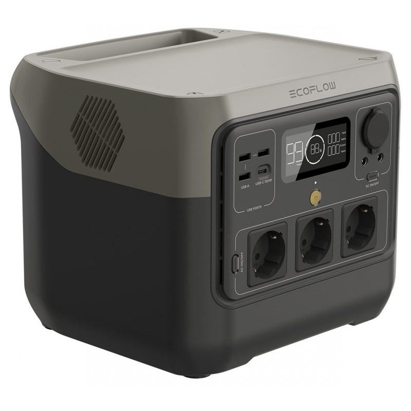 Generator Solar Power Station RIVER 2 Pro - 800W, 768Wh, LiFePO4 - statie acumulator portabila - EcoFlow-ZMR620-B-EU