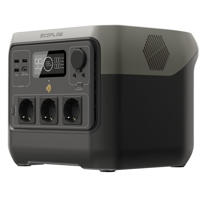 Generator Solar Power Station RIVER 2 Pro - 800W, 768Wh, LiFePO4 - statie acumulator portabila - EcoFlow-ZMR620-B-EU