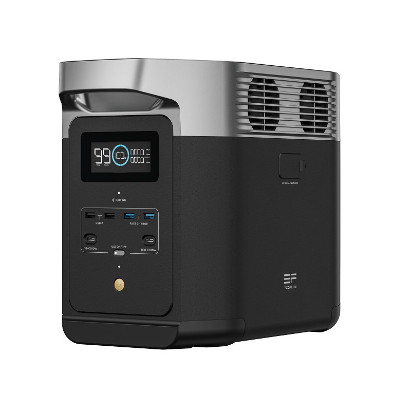 Generator Solar Power Station Delta 2 - 1024Wh, 1800W, LiFePO4 - statie acumulator portabila - EcoFlow-ZMR330-EU
