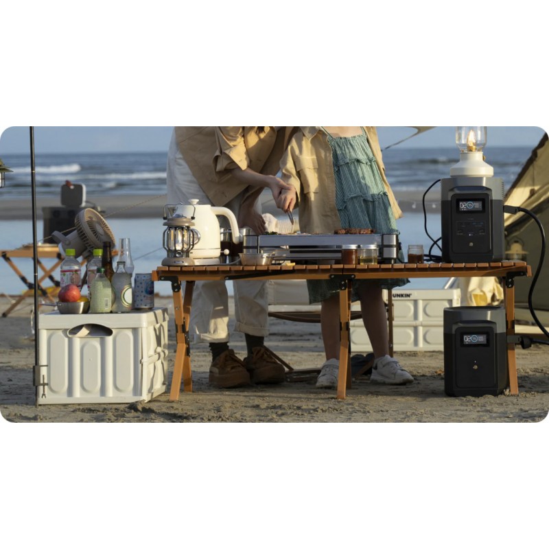 Generator Solar Power Station Delta 2 - 1024Wh, 1800W, LiFePO4 - statie acumulator portabila - EcoFlow-ZMR330-EU