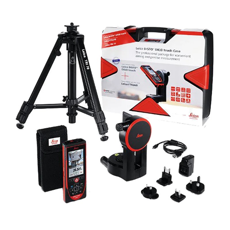 SET Telemetru Laser 250m Avansat, Disto D810 touch