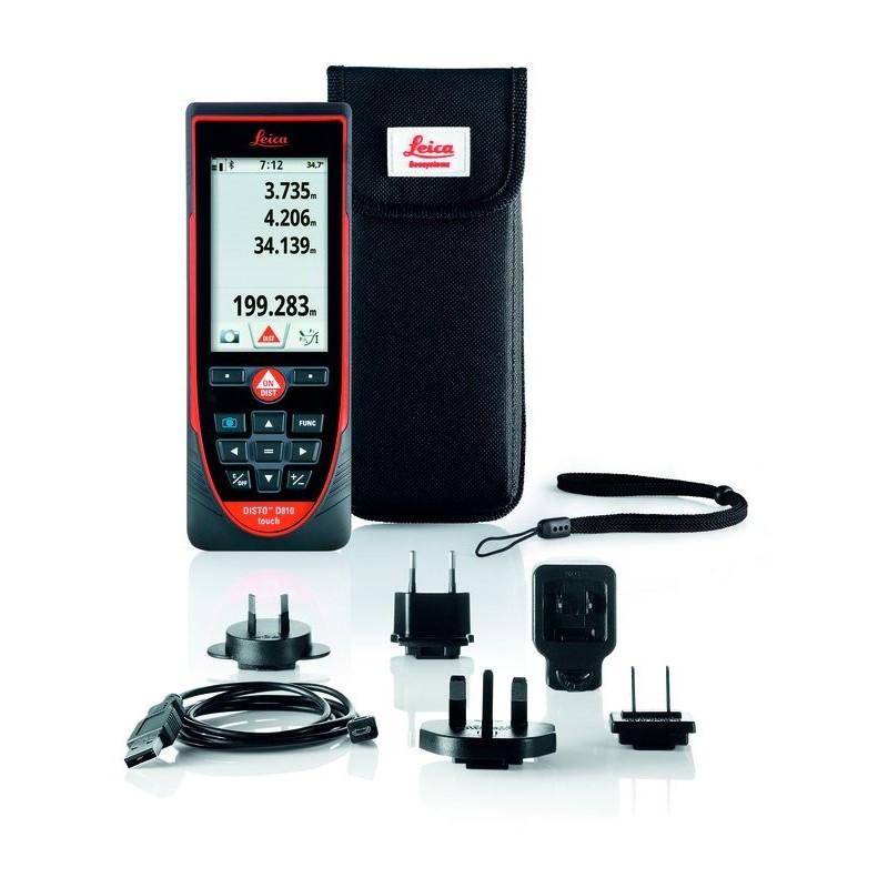 SET Telemetru Laser 250m Avansat, Disto D810 touch