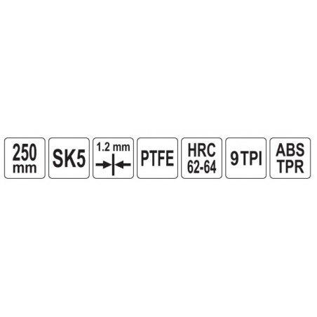 YT-87732 YATO Fierastrau pentru crengi pliabil, 250 mm