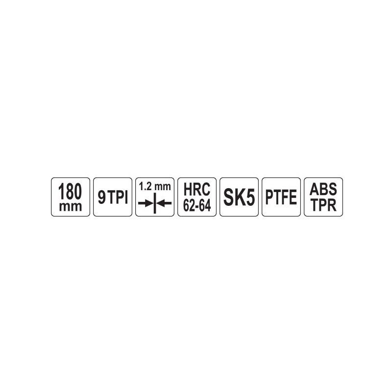 YT-87730 YATO Fierastrau pentru crengi pliabil, 180 mm