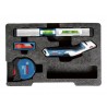 1600A027M3 BOSCH Trusa scule cu ruleta,1 cutter cu 10 lame si boloboc