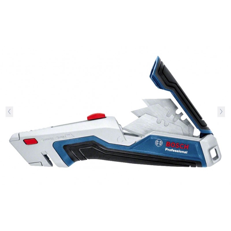 1600A027M3 BOSCH Trusa scule cu ruleta,1 cutter cu 10 lame si boloboc