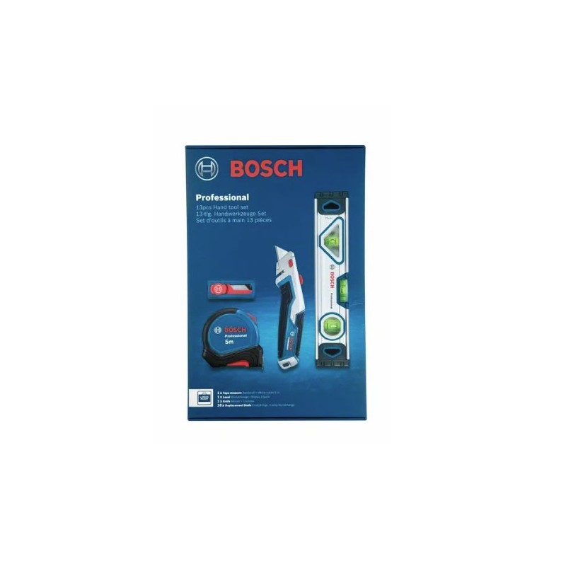 1600A027M3 BOSCH Trusa scule cu ruleta,1 cutter cu 10 lame si boloboc