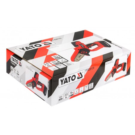 YT-828135 YATO Mini drujba electrica cu lant 10cm Li-Ion 18 V, 2.0Ah