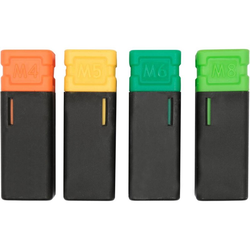 YT-36150 YATO Set cleste suruburi nituibile cu accesorii, M4-M8,46 buc