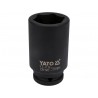 YT-1136 YATO Cheie tubulara hex 36 mm de impact, patrat 3/4", 90 mm