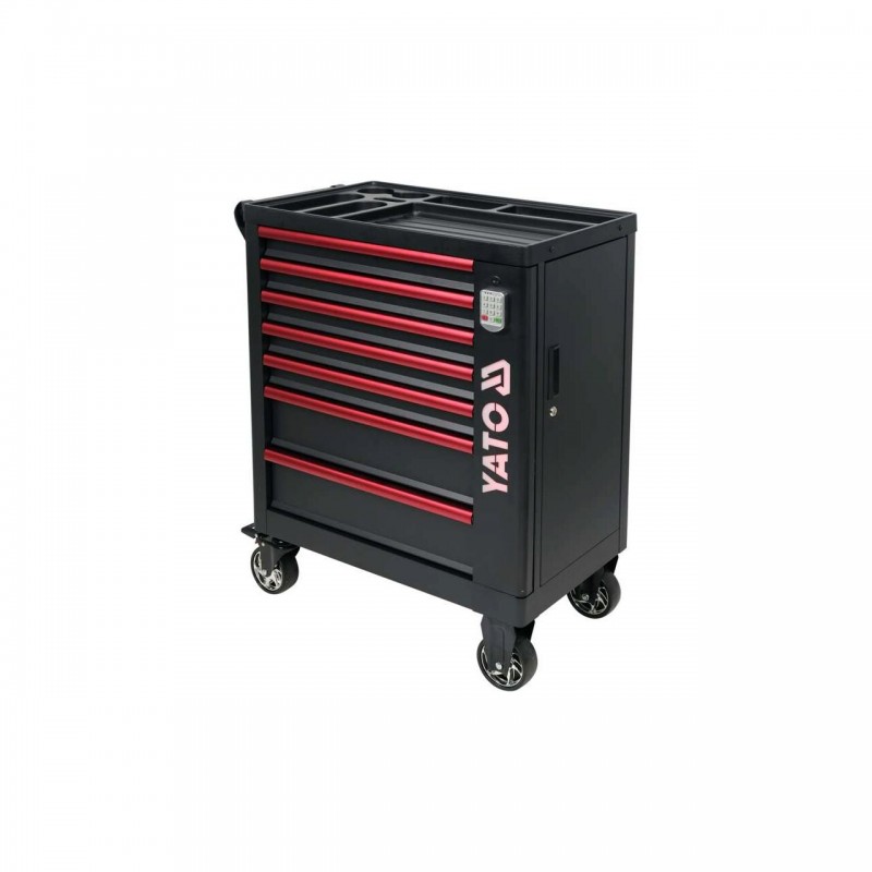 YT-09004 YATO Dulap metalic pentru scule cu cifru,7 sertare, neechipat