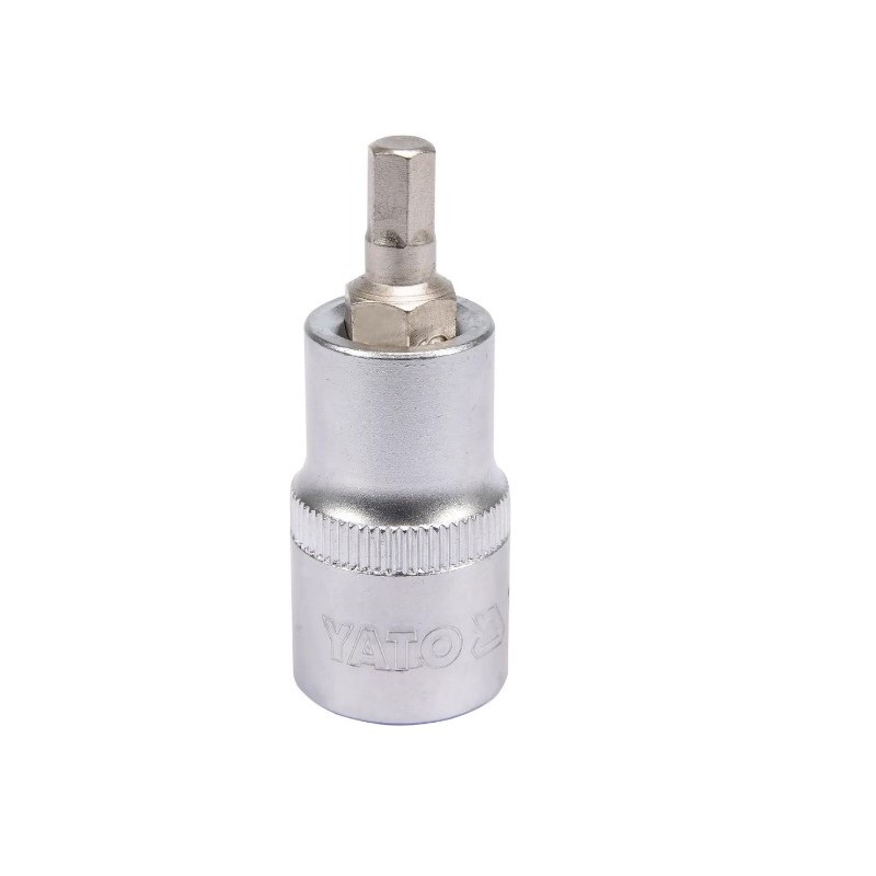 YT-04382 YATO Bit hexagonal 6 mm, cu adaptor prindere patrat 1/2",50mm