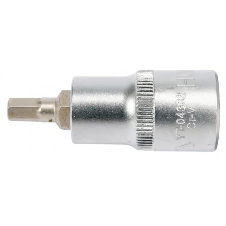 YT-04382 YATO Bit hexagonal 6 mm, cu adaptor prindere patrat 1/2",50mm